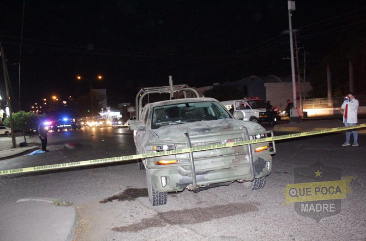 Militar atropella a un anciano y lo mata en Culiacán.