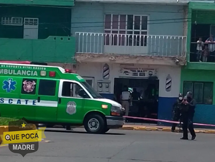 Un muerto y un herido por ataque armado en barbería de Aguililla.