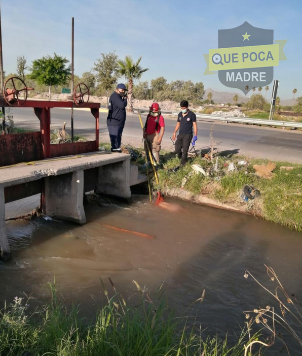 Encuentran a un ahogado en canal de riego de Gómez Palacio.