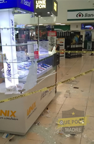 2 asaltos violentos esta semana a la misma tienda en el Centro de Puebla.