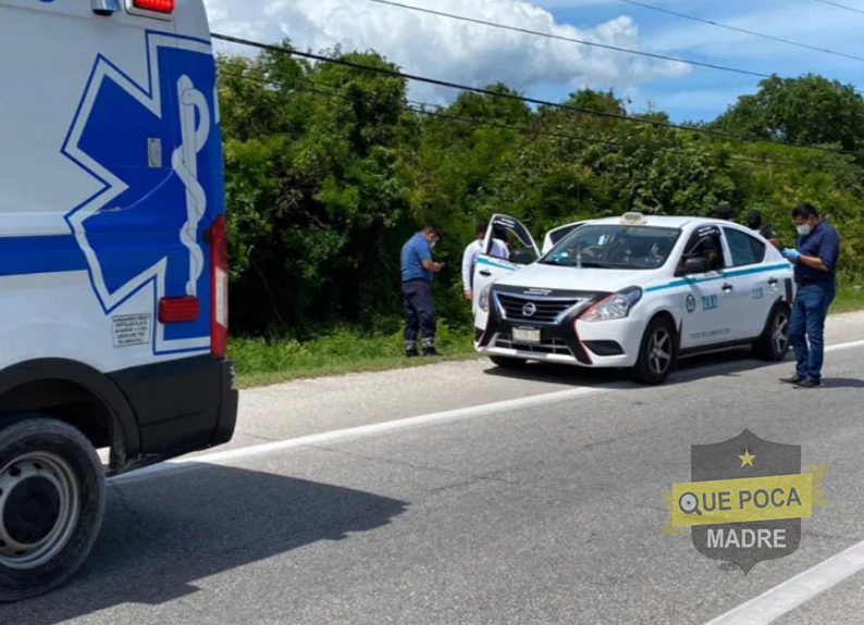 Matan a un taxista dentro de su unidad de trabajo en Playa del Carmen.