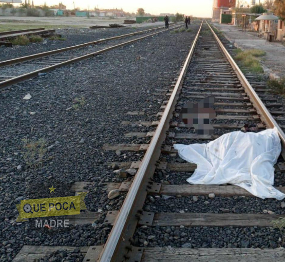 Encuentran el cuerpo de un hombre arrollado por el tren en Mapimí.
