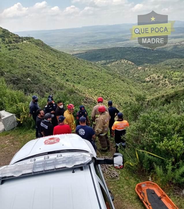 Muere desbarrancado al dar una vuelta por la Sierra Fría de Aguascalientes.