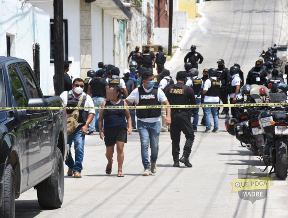 Detienen a 3 sujetos que tenían retenida a la fuerza a una adicta en almacén de drogas de Campeche.