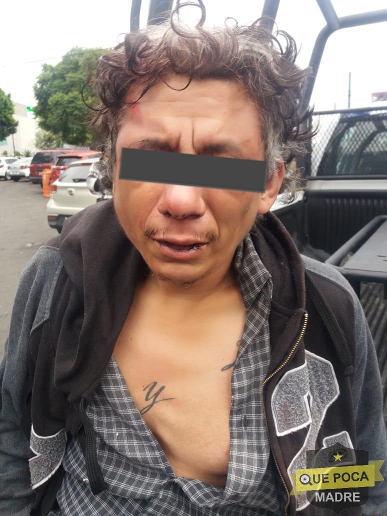 Detienen a sujeto que asaltó a una mujer en Naucalpan.