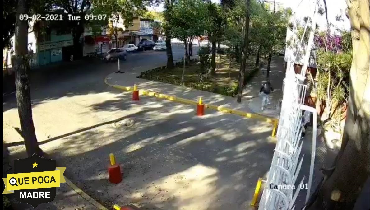 Sujeto forceja con mujer para robarle su celular en Coyoacán