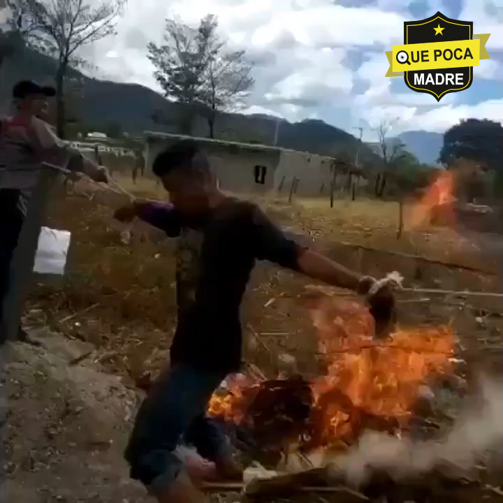Intentan quemar a ladrón en Chiapas