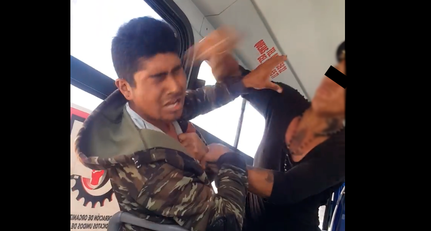 Golpean a ratero en Santa Ana Tlapaltitlán (Video)