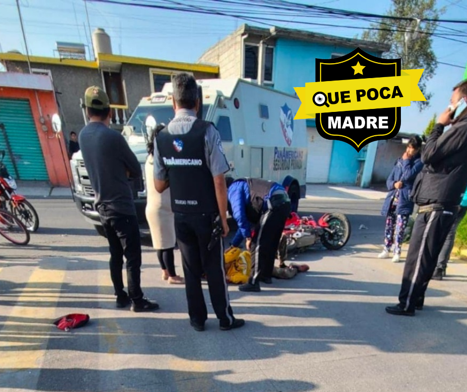 💥🏍‼BRUTAL‼🚨 ARROLLAN A BIKER EN CALLES DE Toluca 🤯