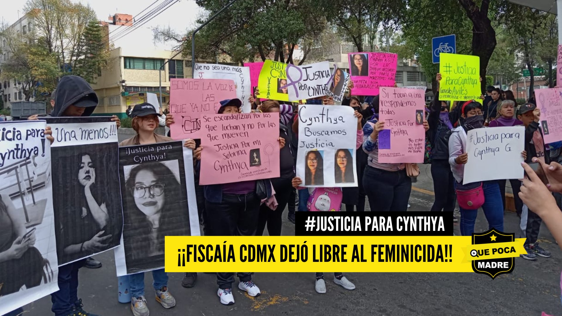 JUSTICIA PARA CYNTHYA AVILES!! FISCALÍA CDMX DEJA EN LIBERTAD A UN FEMINICIDA