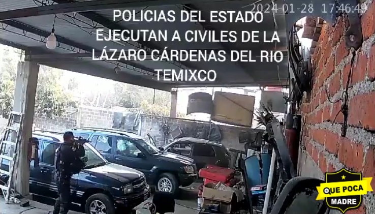 POLICÍAS ACRIBILLAN A SUJETOS EN MORELOS.