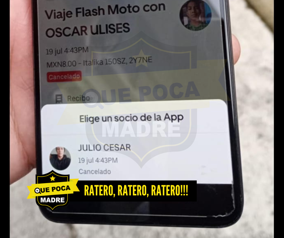 #UberRoba 🏍️🤬 Y ESE PAQUET0TE⁉️📦🚨