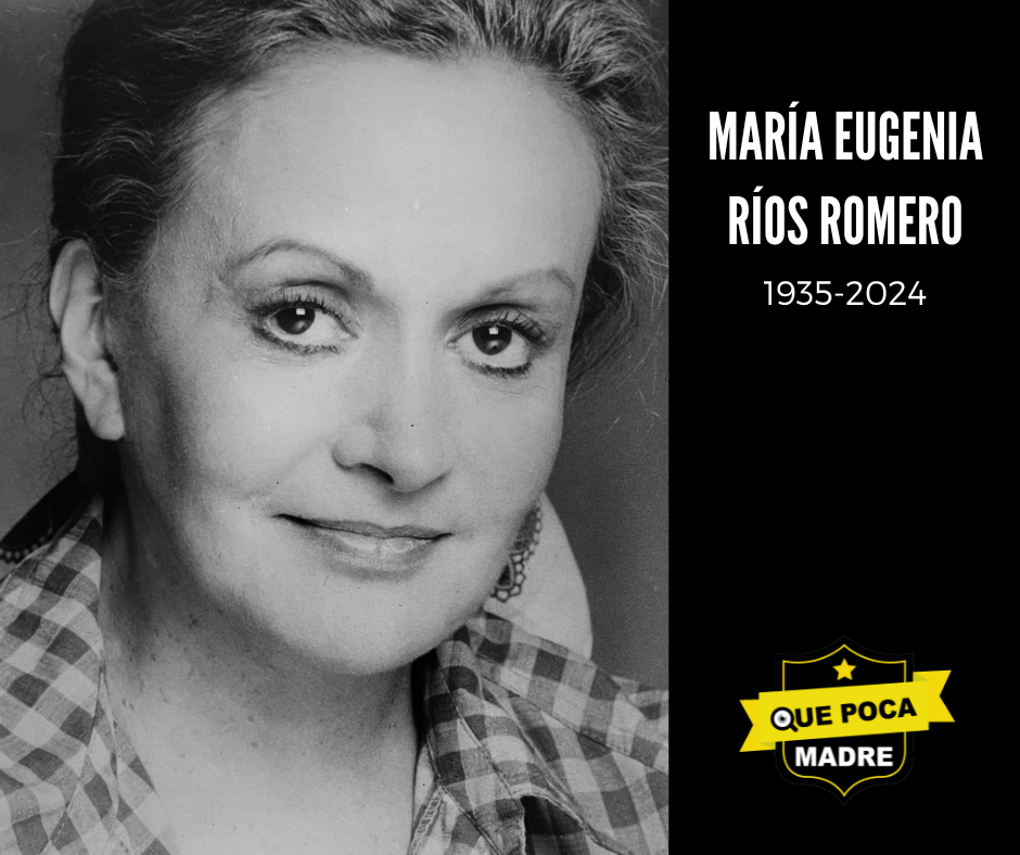 LUTO EN LA TELEVISIÓN MEXICANA 📺➕ MUERE LA ACTRIZ #MaríaEugeniaRíos 🖤🕯️🇲🇽