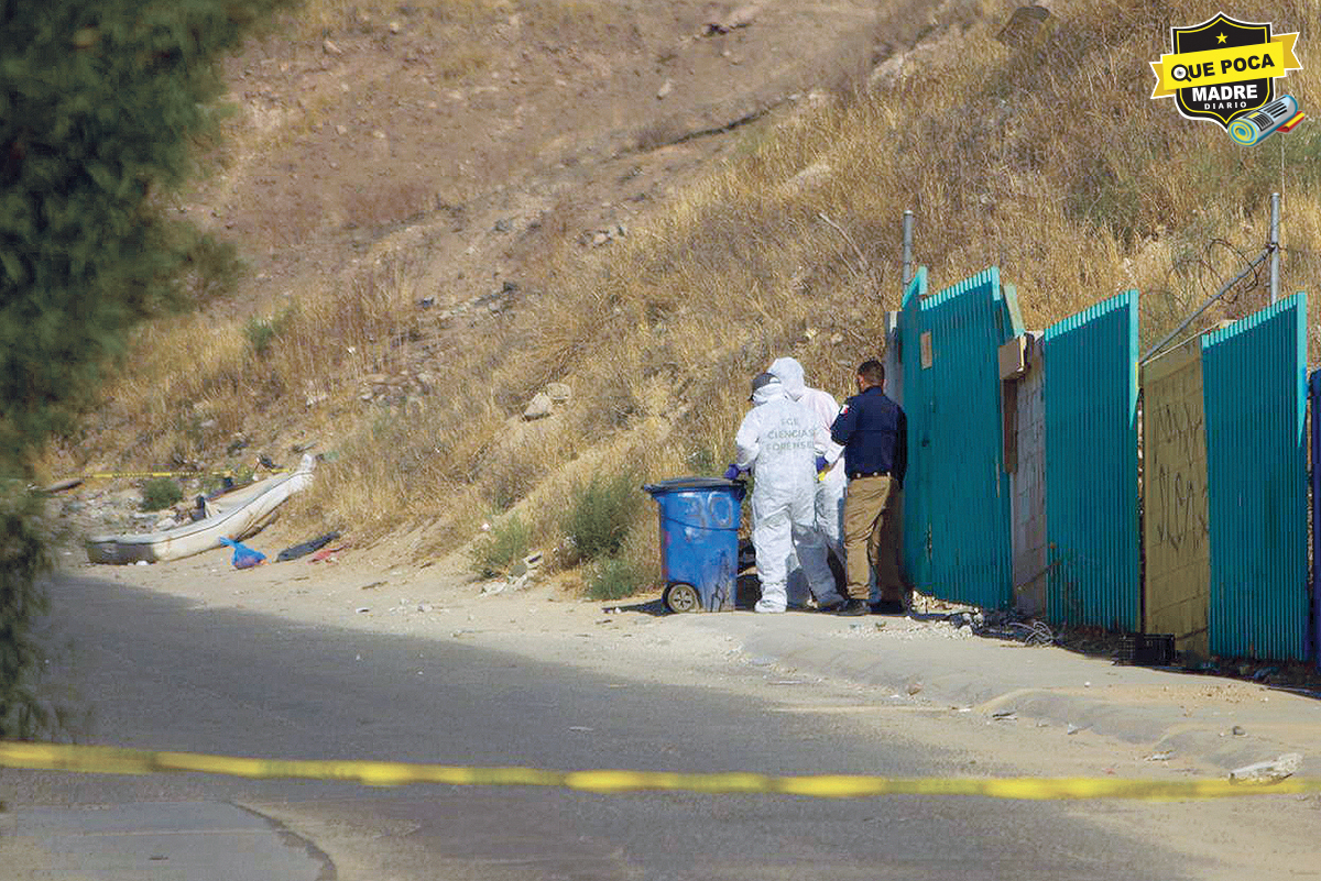 ABANDONAN CABEZA HUMANA EN UN BOTE DE BASURA EN LA ZONA ESTE DE TIJUANA