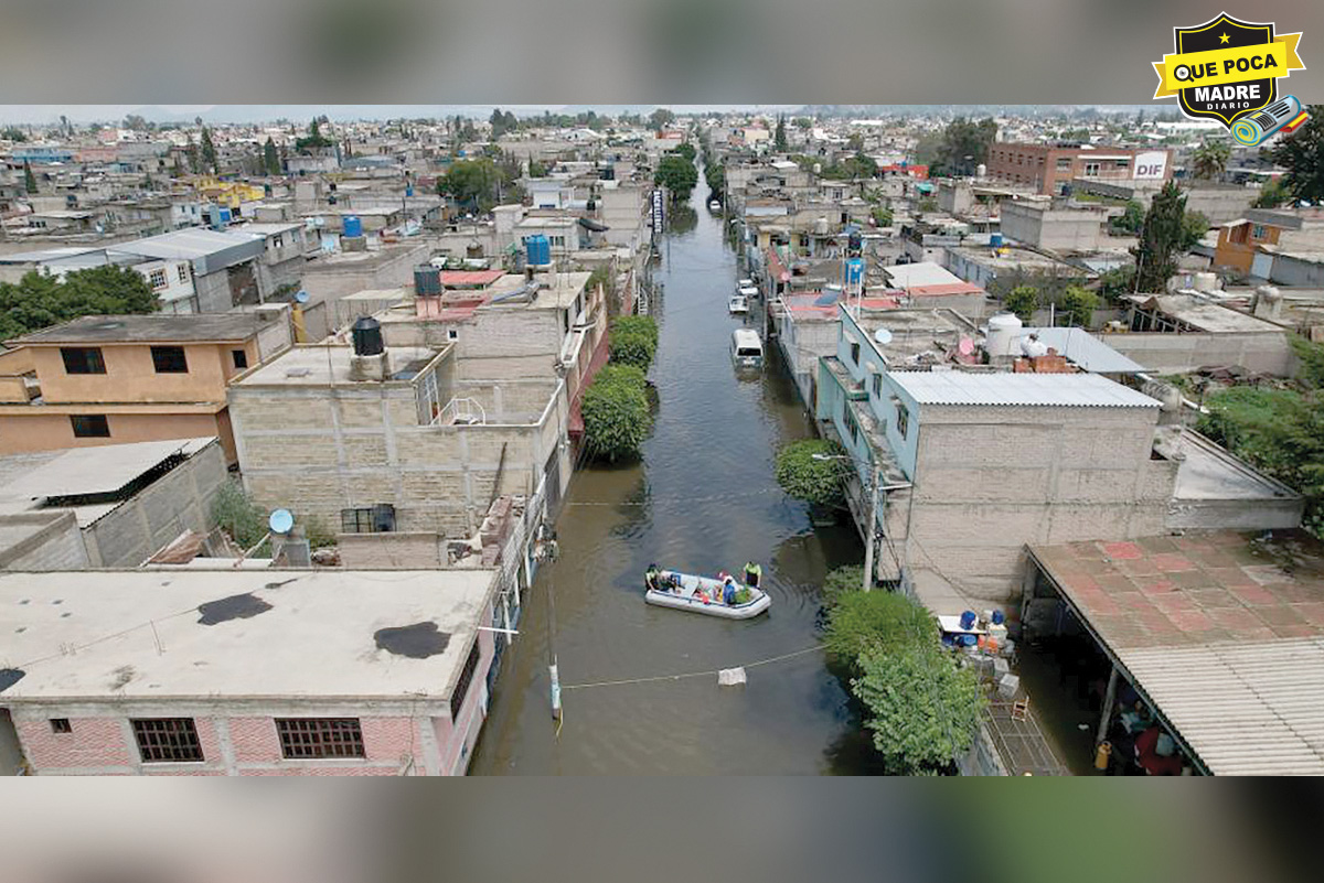 Diarrea y daños en los ojos: los estragos de las inundaciones en Chalco, Edoméx