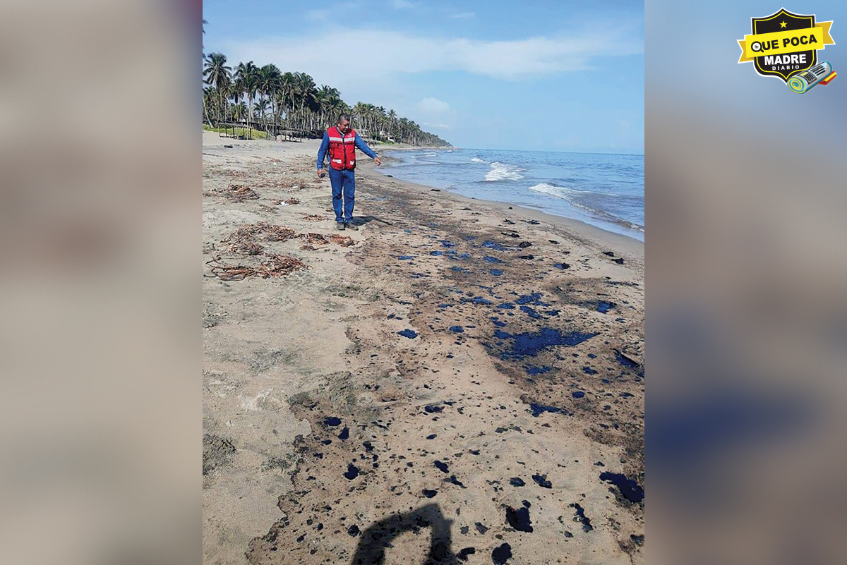 ¡DESASTRE ECOLÓGICO! CIERRAN PLAYAS DE PARAÍSO, TABASCO, POR DERRAME DE PETRÓLEO