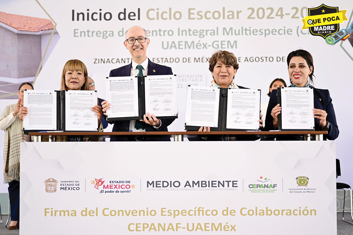 Encabeza Delfina Gómez el inicio del nuevo Ciclo Escolar 2024-2025 de la UAEMéx