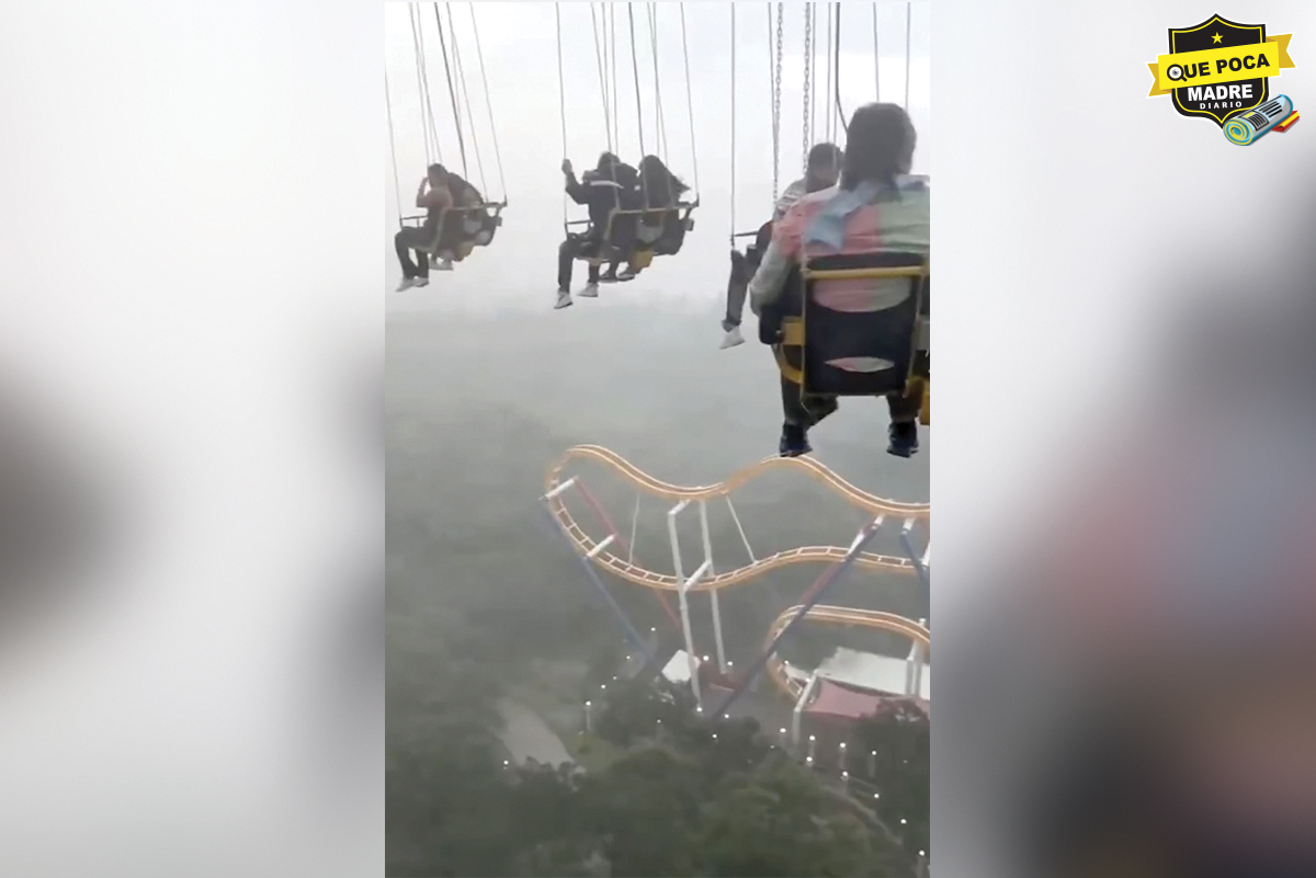 ¡Diabetes segura! Visitantes en Six Flags atrapados en las alturas durante tormenta