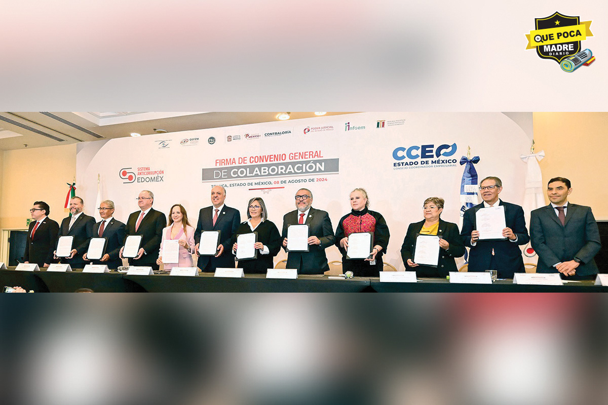 Se firma Convenio General de Colaboración entre el GEM y el Consejo Coordinador Empresarial estatal