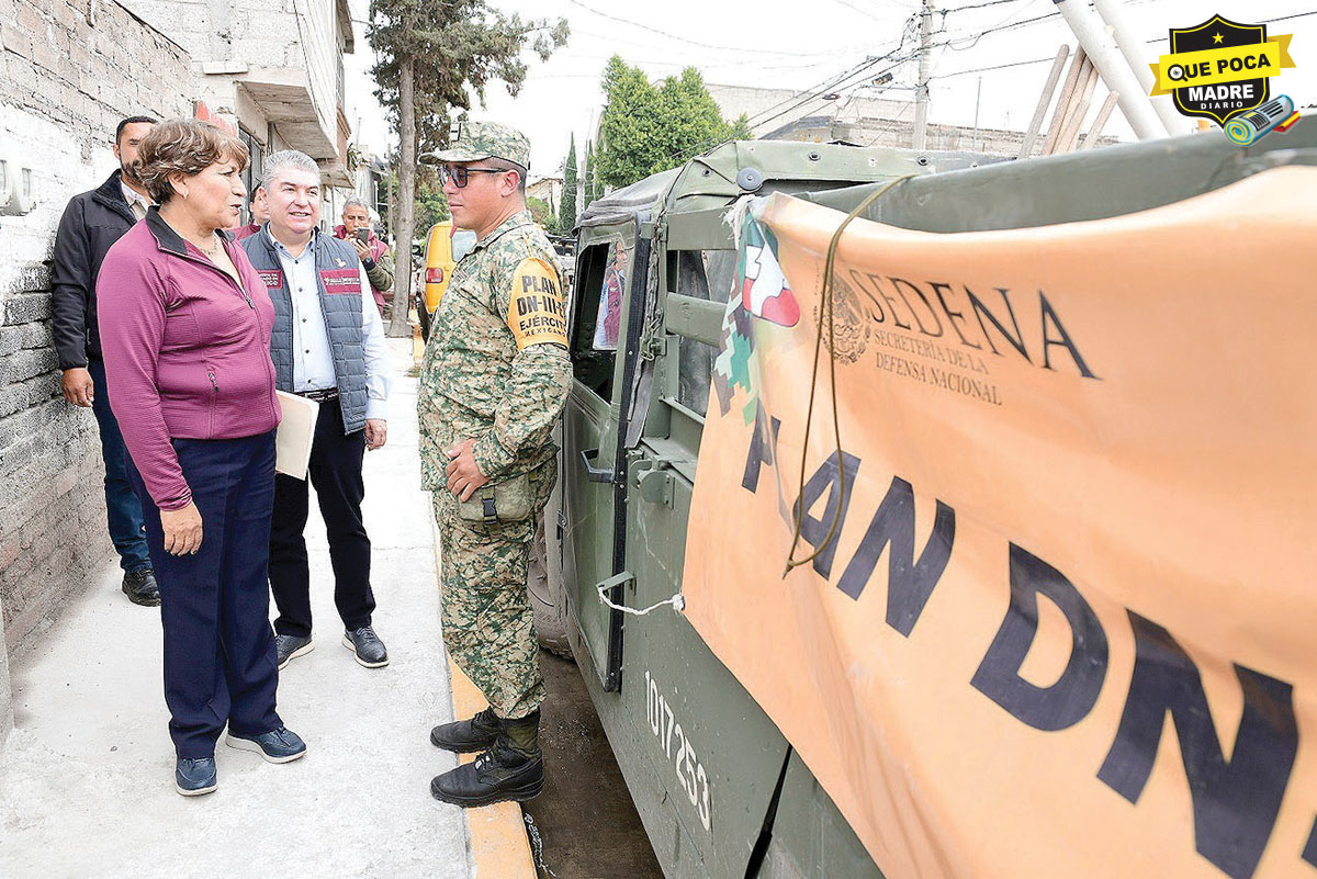 Chalco recibirá el apoyo total de las fuerzas del Edoméx: Delfina Gómez