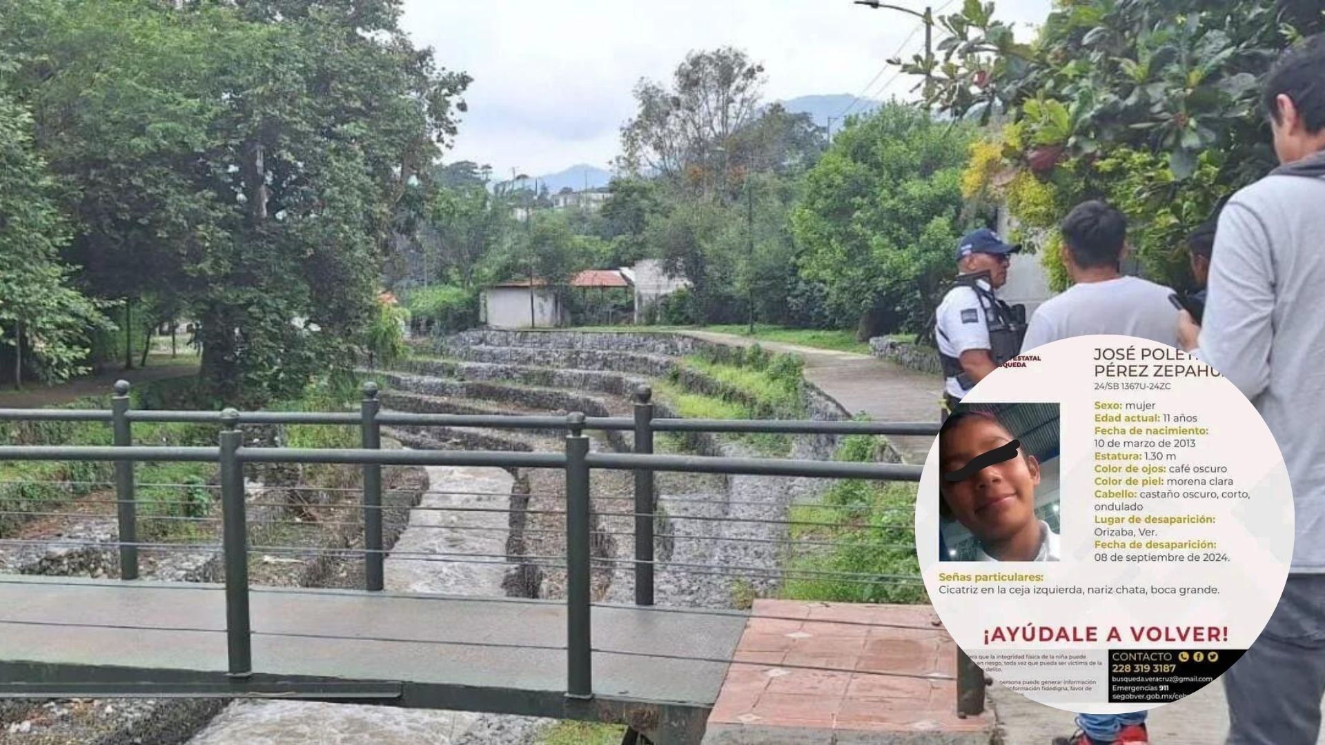 ENCUENTRAN SIN VIDA A NIÑA DE 11 AÑOS EN LA ORILLA DEL RÍO ORIZABA