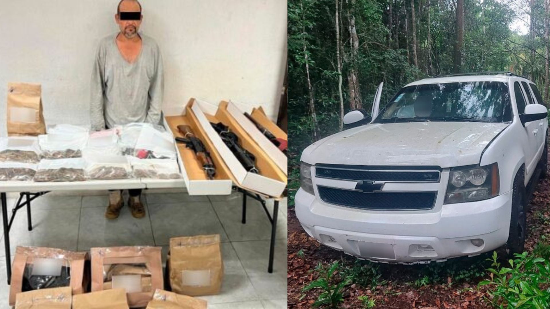 ¡MÁS ARMADO QUE LA POLICÍA! DETIENEN A SICARIO, ASEGURAN CAMIONETA BLINDADA Y ARMAMENTO EN QUINTANA ROO