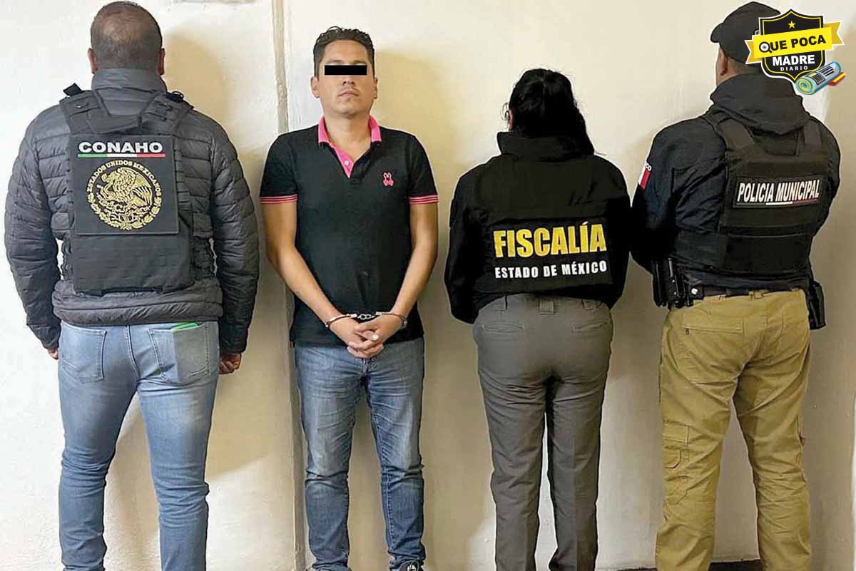 ¡DETENIDO! Por delito de violación capturan a regidor de Metepec