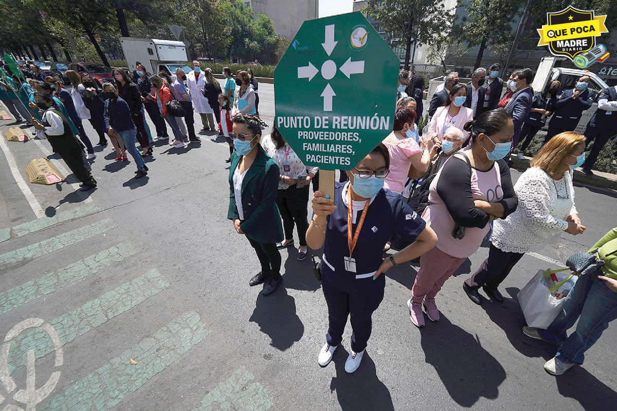 ¡QUE NO TE AGARRE CON LOS CALZONES ABAJO! Hoy se llevará a cabo el Simulacro Nacional 2024