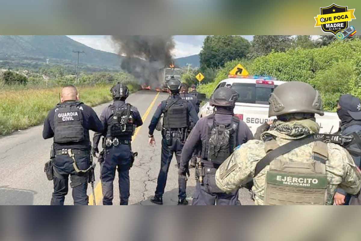 ¡MICHOACÁN ES ZONA DE GUERRA! Elementos de la FGR fueron atacados por personas fuertemente armadas