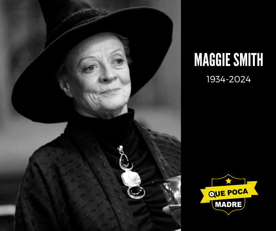 #ÚLTIMAHORA | VARITAS ARRIBA POR LA MEJOR PROFESORA DE #Hogwarts 🪄🖤 HASTA SIEMPRE #MaggieSmith 🧙‍♀️🏰✨