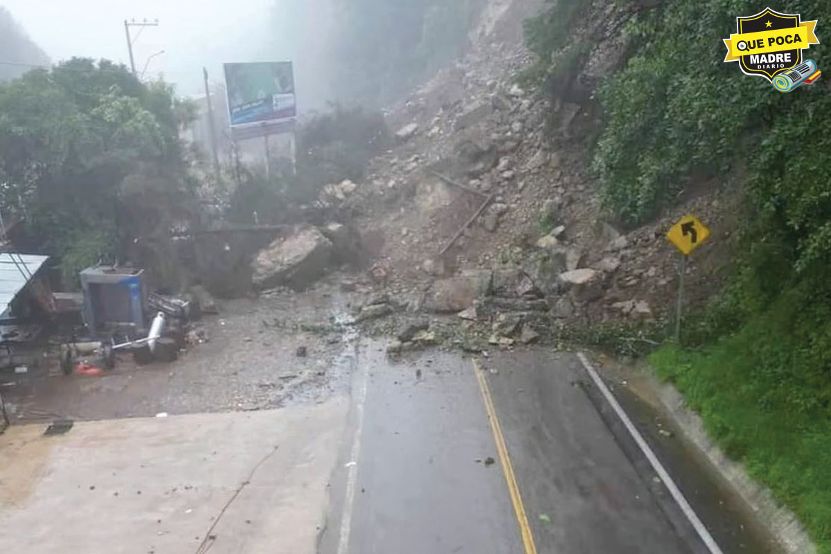 ¡Alarmante y urgente! Se vino el cerro abajo