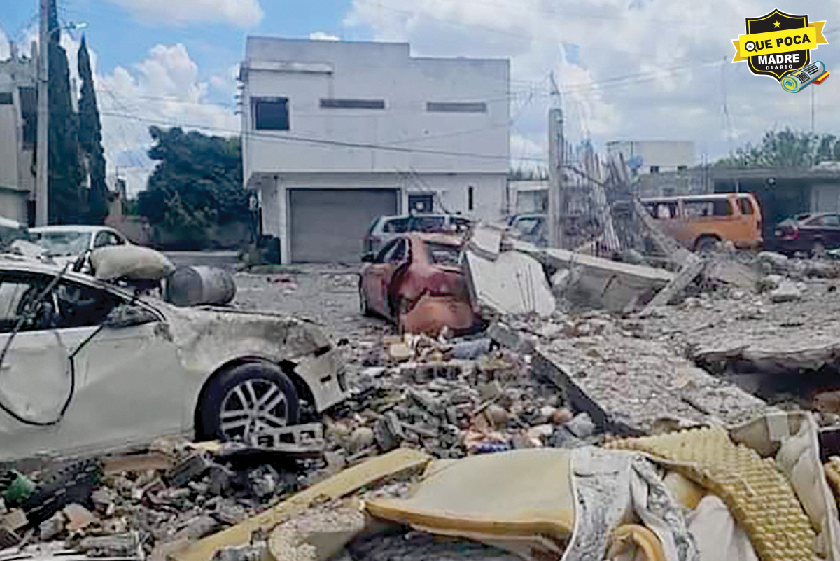 ¡DE NUEVO LA PINCHE PIROTECNIA! Explosión en Reynosa deja daños y muerte