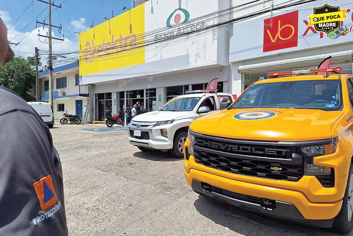 ¡ELECTRIZANTE EXPERIENCIA! Fallece empleado por descarga eléctrica en el techo de un Elektra en Culiacán