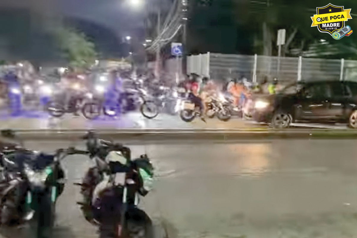 HACEN LO QUE QUIEREN LOS BIKERS EN CANCÚN