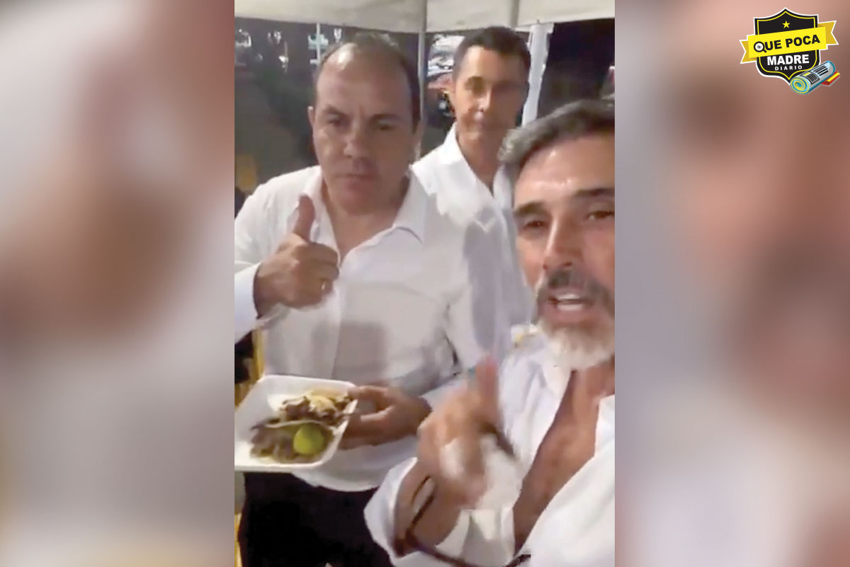 Sergio Mayer y Cuauhtémoc Blanco “echando taco” en plena votación a la Reforma Judicial