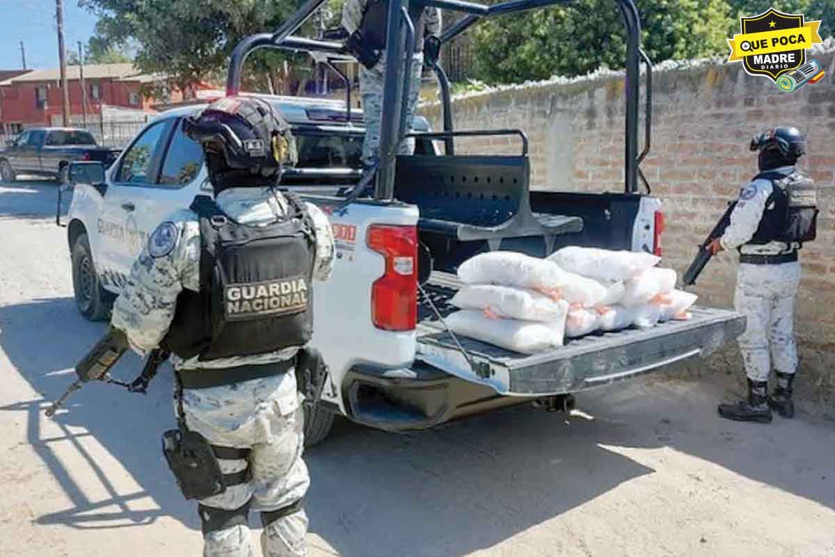 ABANDONAN 60 KILOS DE DROGA EN TIJUANA; Les dio miedo al ver a las Fuerzas Federales