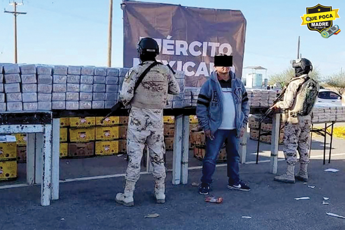 ASEGURAN TRÁILER CARGADO DE COCA EN SONORA RUMBO A TIJUANA