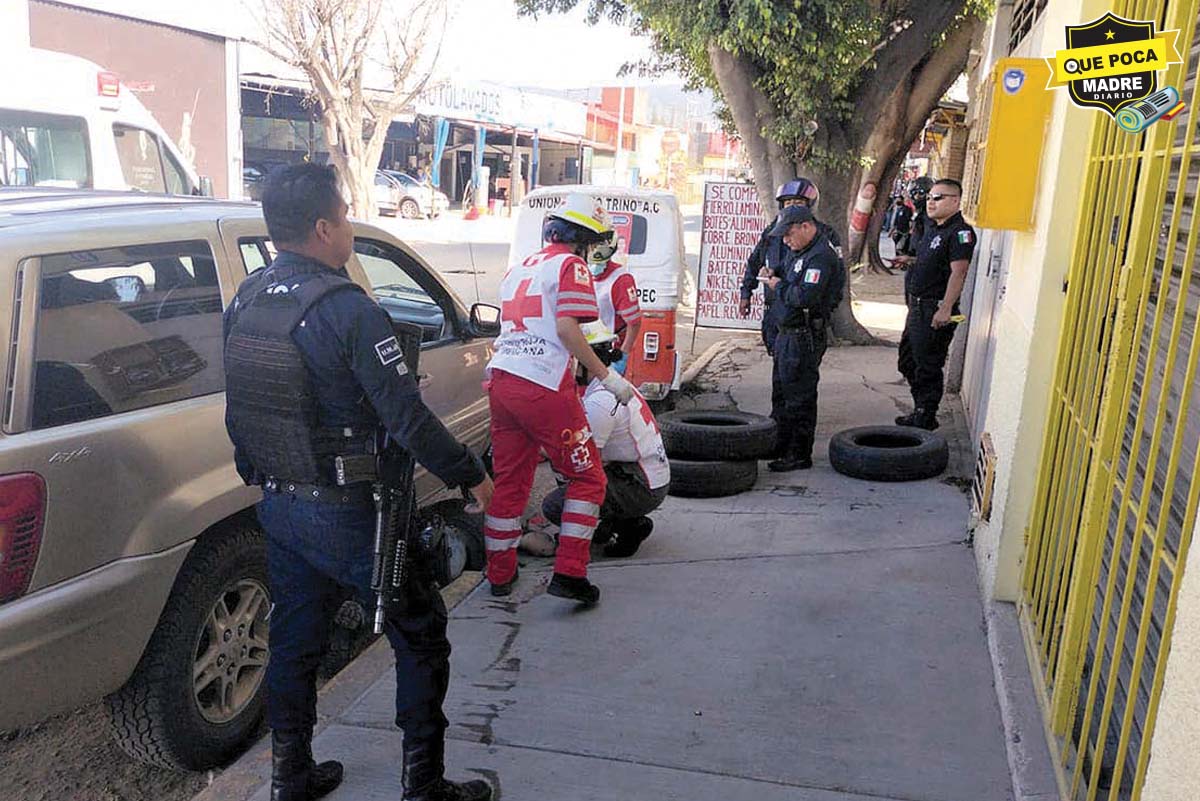 CERCA DE LAS CÁMARAS DEL C4 EJECUTAN A HOMBRE EN CALLES OAXAQUEÑAS