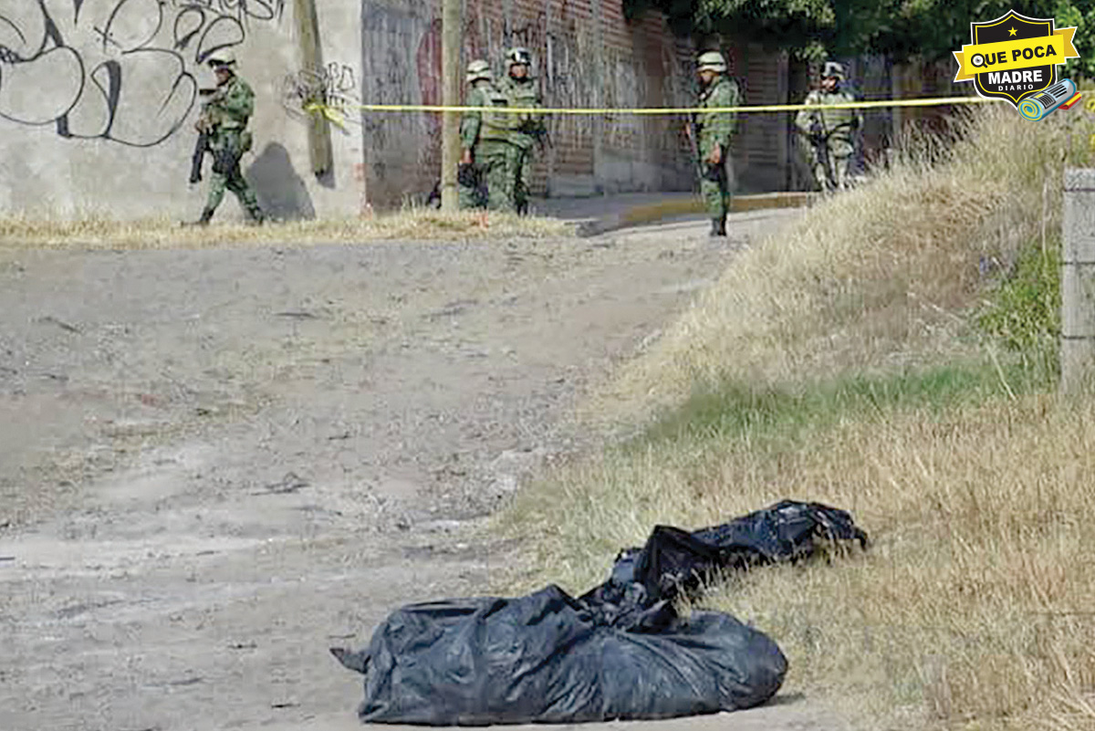 DEJAN MÁS MUERTOS EN BOLSAS NEGRAS EN CELAYA