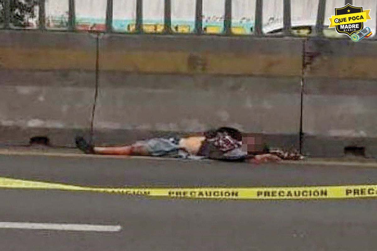 ¡LO DEJARON COMO CALCOMANÍA! Atropellan a hombre al cruzar la calle