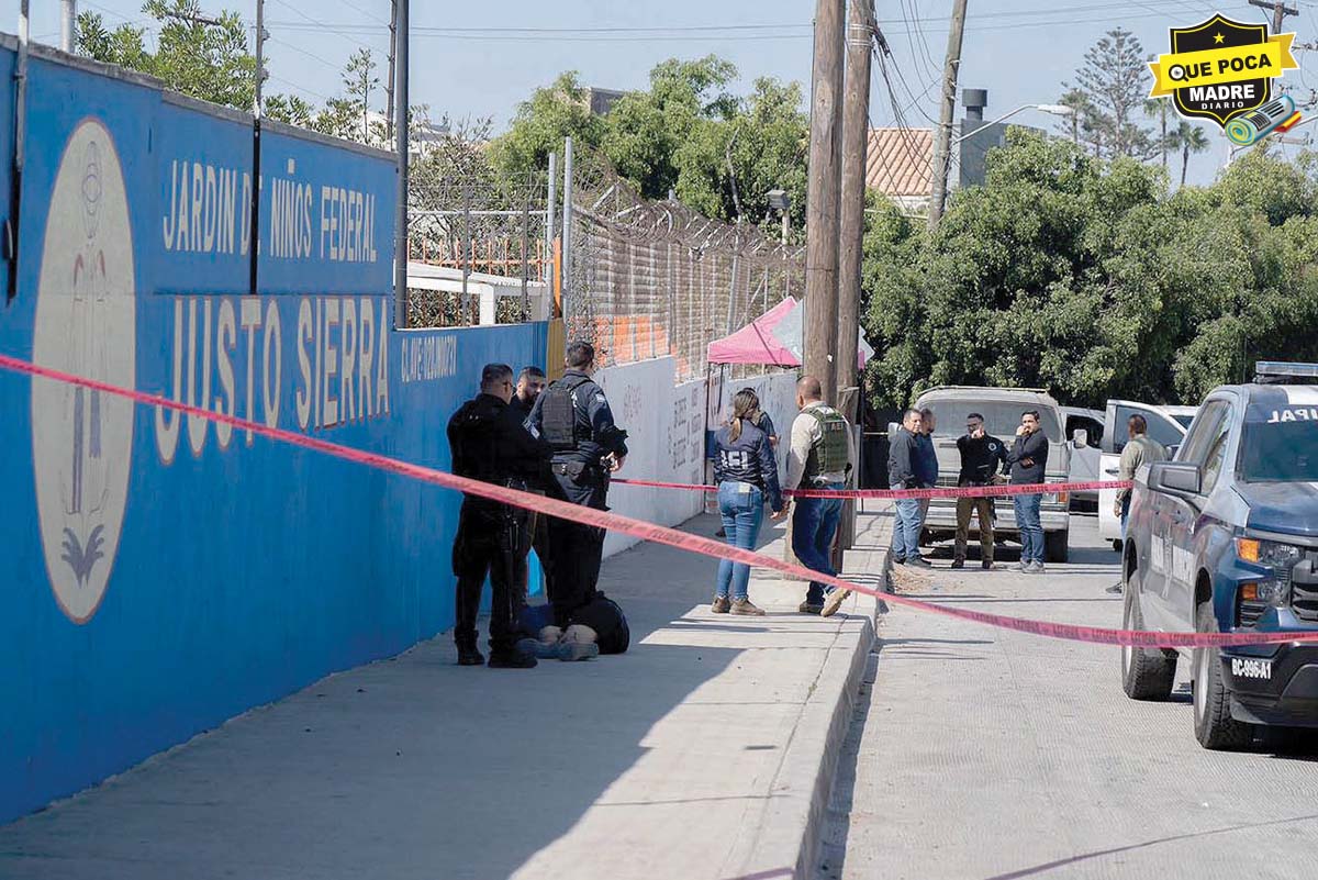 SE DESATA EL INFIERNO A LAS AFUERAS DE UN KÍNDER EN TIJUANA