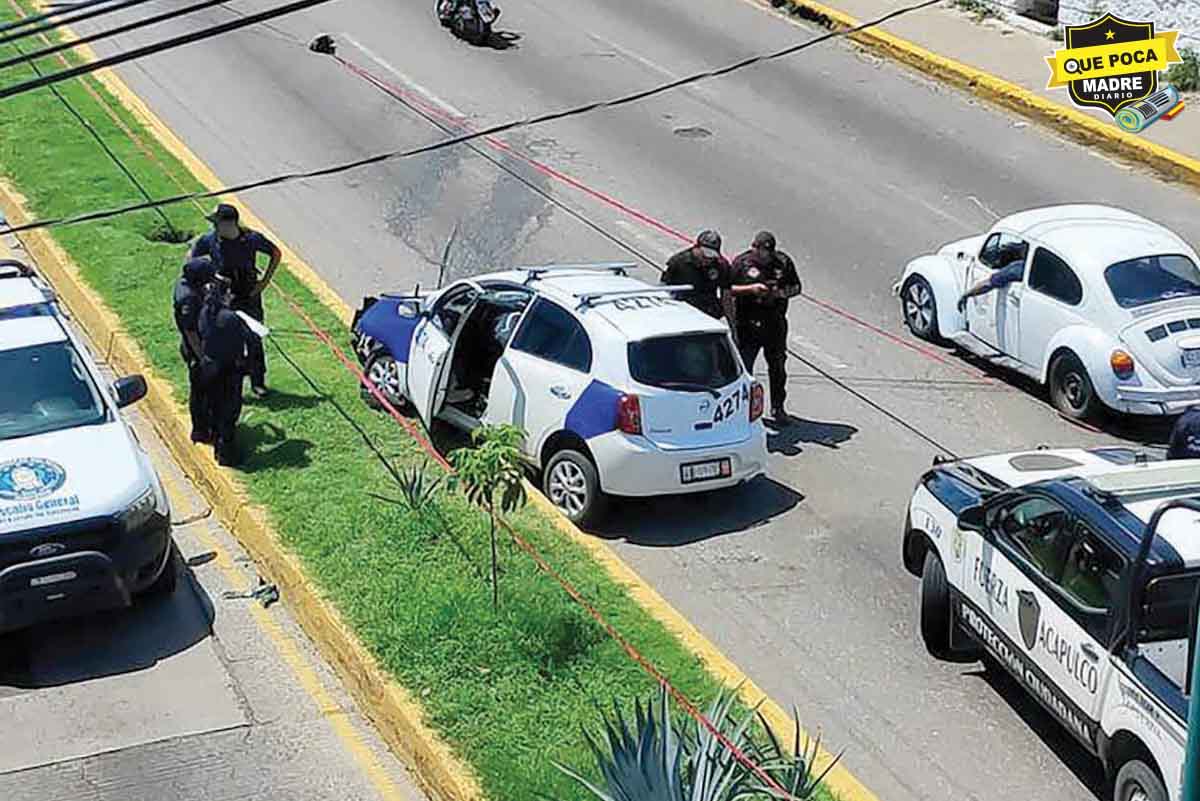 ¡Acapulco también se hunde en delincuencia! Asesinan a taxista durante persecución