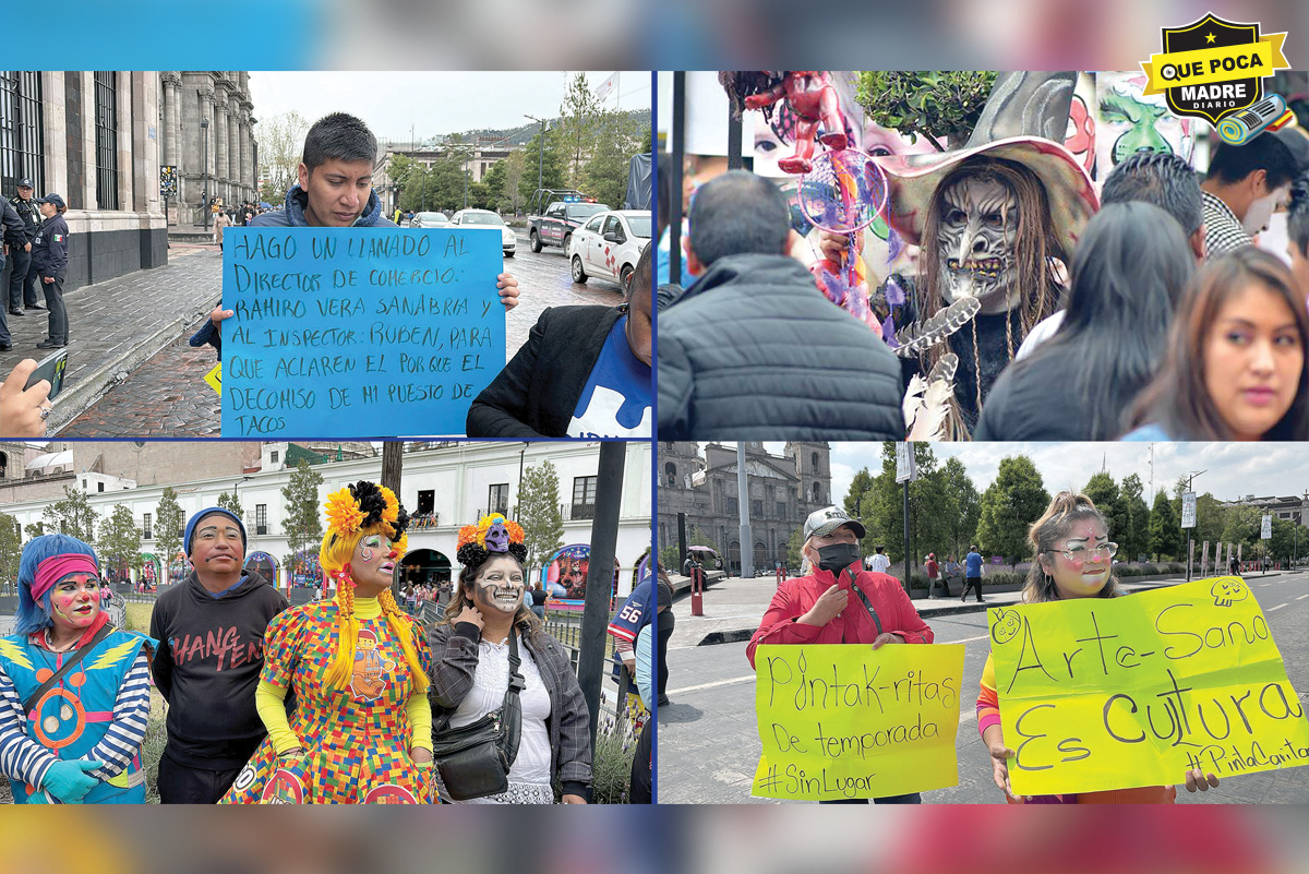 Gobierno de Toluca cazando a comercio informal y ambulantaje… ¡Que así cazaran a los rateros!