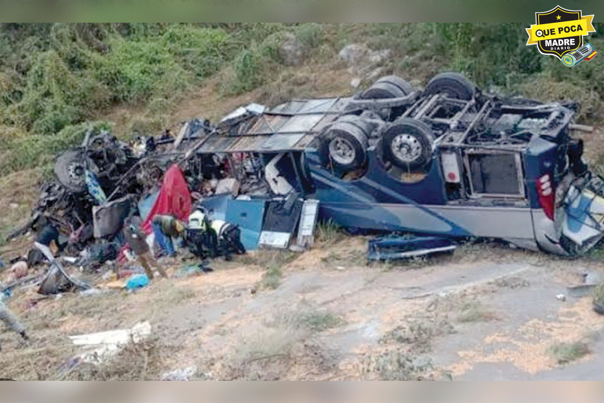 ¡LAMENTABLE! 24 MUERTOS FUE EL SALDO DE UN ACCIDENTE