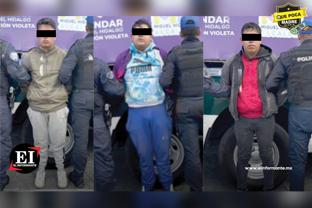 ¡Ya cayeron! Atrapan a ladrones de motos