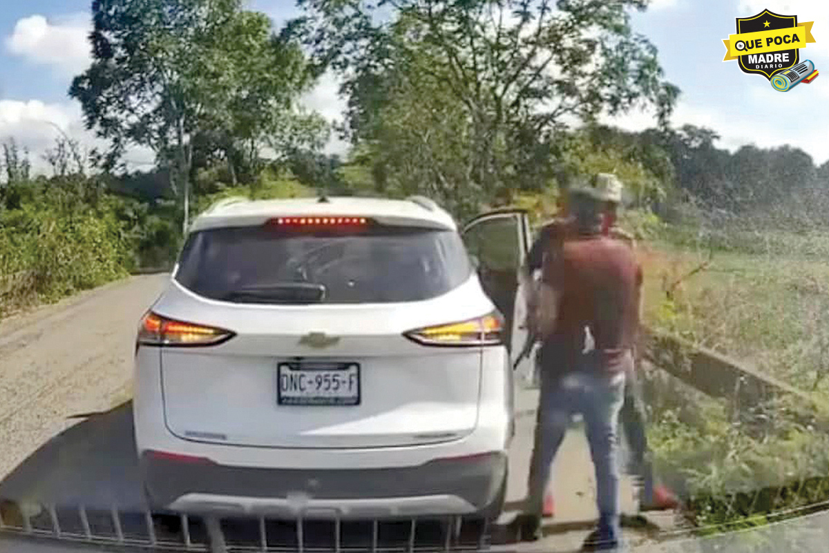 COMANDO ARMADO ASALTA A PERSONAS EN CARRETERAS DE TABASCO