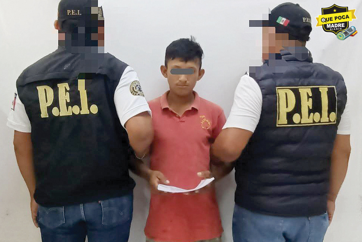 ¡DESGRACIADO! DETIENEN A HOMBRE QUE ABUSÓ DE SUS HIJOS DE 6 Y 4 AÑOS EN YUCATÁN