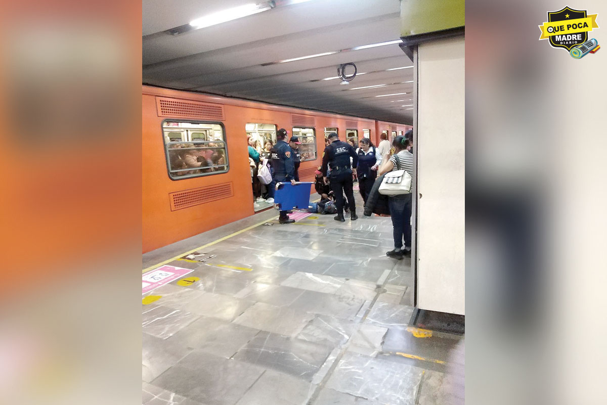 MUJERES SE DESMAYAN EN EL METRO; ¡YA SON MUCHAS!