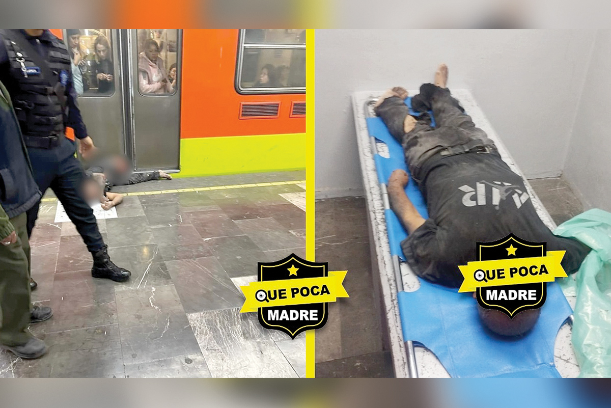 ¡METIÓ LA PATA! Hombre pierde su extremidad cuando el metro le voló su pie