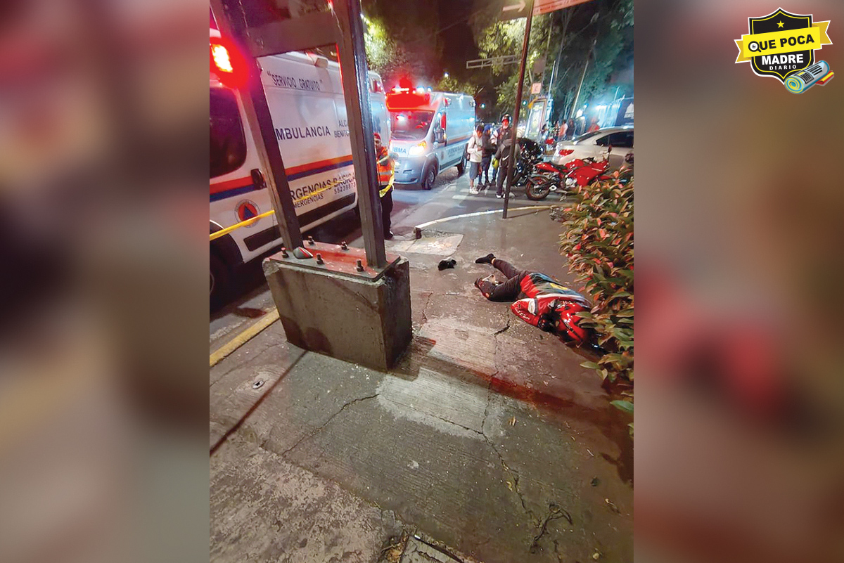 ¡ COJO Y AL PANTEÓN! Biker perdió la pierna y la vida en la CDMX